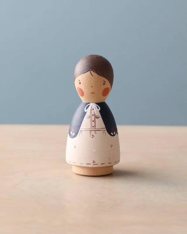 Handmade Peg Doll - Mom