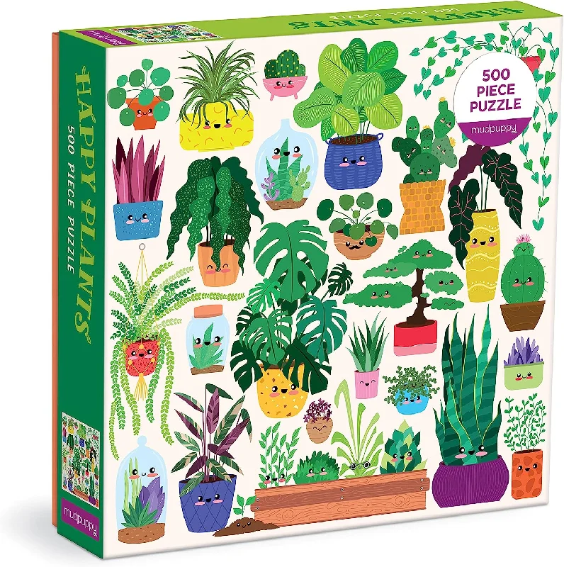 Happy Plants 500 Piece Puzzle