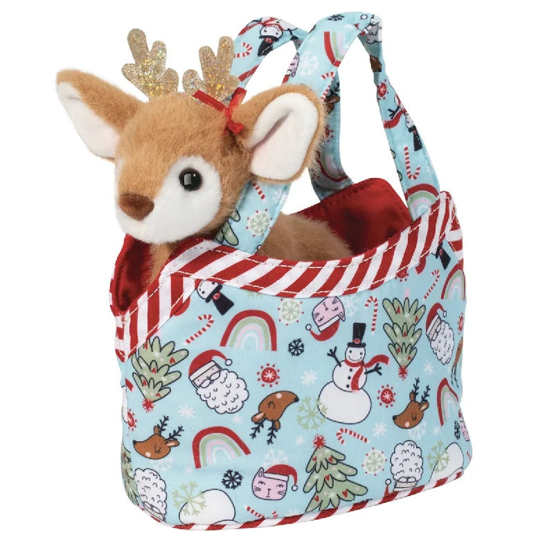 Holiday Sassy Sak with Reindeer