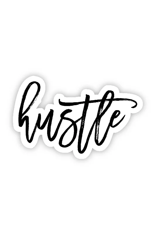 Hustle Cursive Sticker