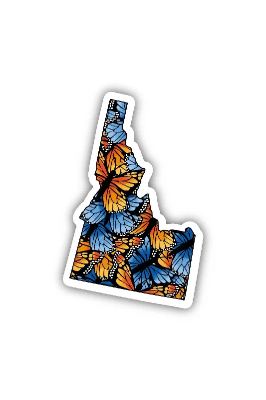Idaho Butterfly Pattern Sticker