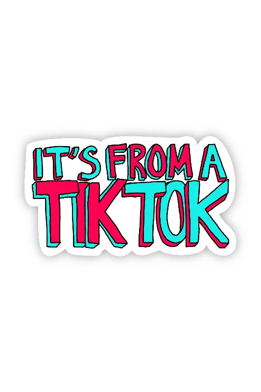 It's from a Tiktok Sticker