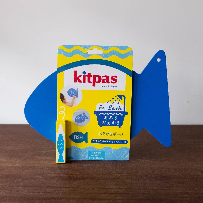 Japanese Bath Fish Drawing Pad with Crayon