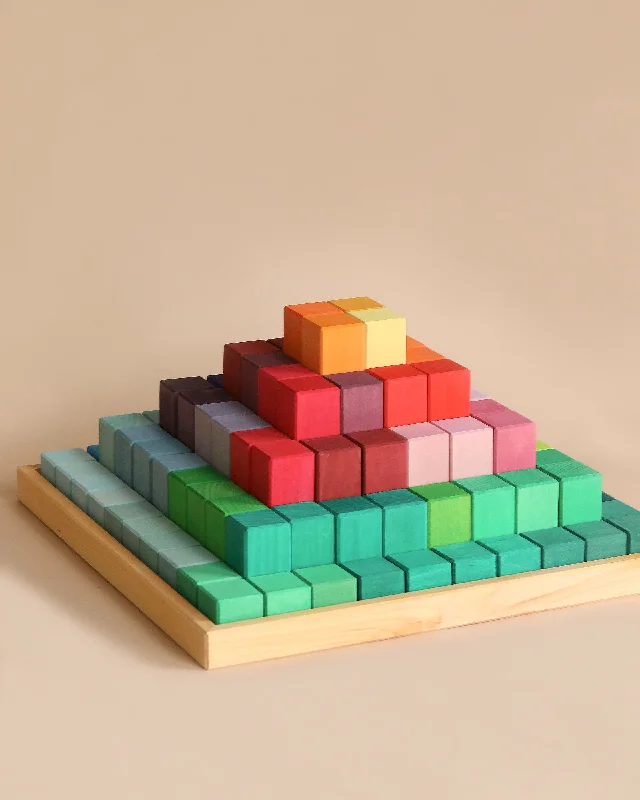Grimm's Large Stepped Pyramid Block Set
