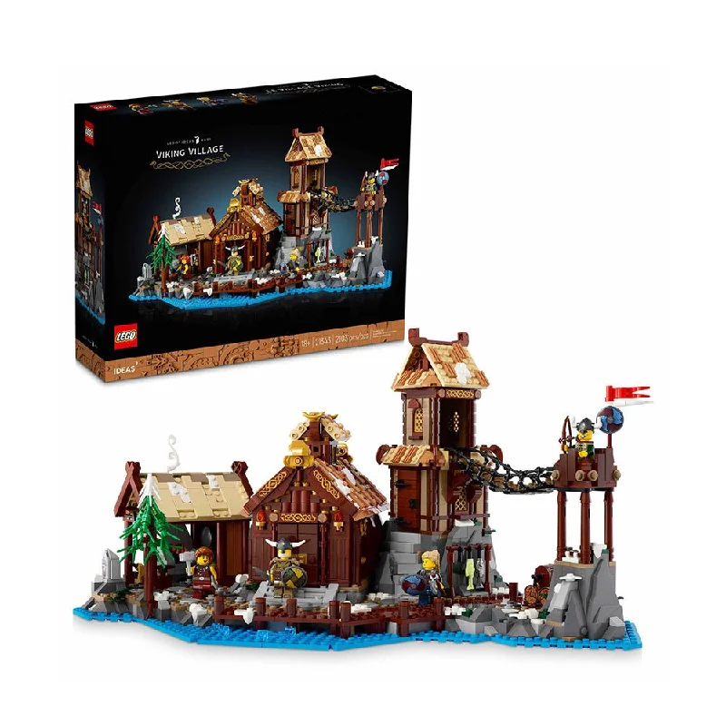 LEGO Ideas Viking Village Building Set for Adults