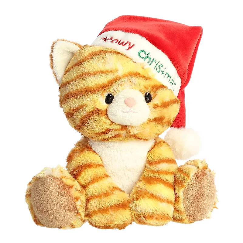 Aurora® - Holiday - JUST SAYIN'™ - 9" Meowy Christmas Tabby Cat