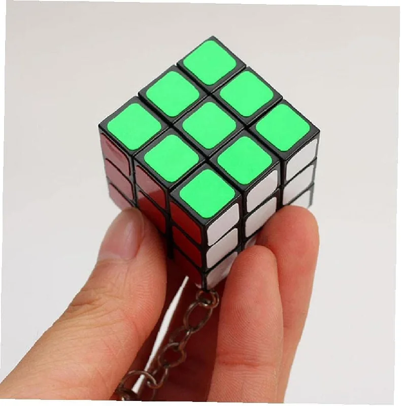 Mini Rubiks Cube keychain