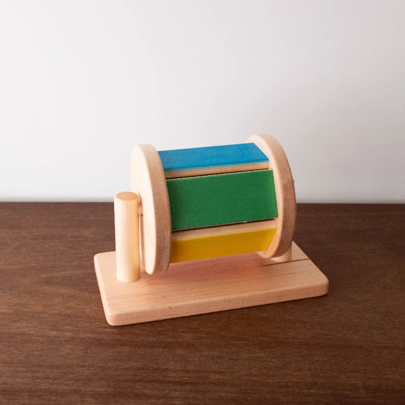 Montessori Spinning Rainbow Drum