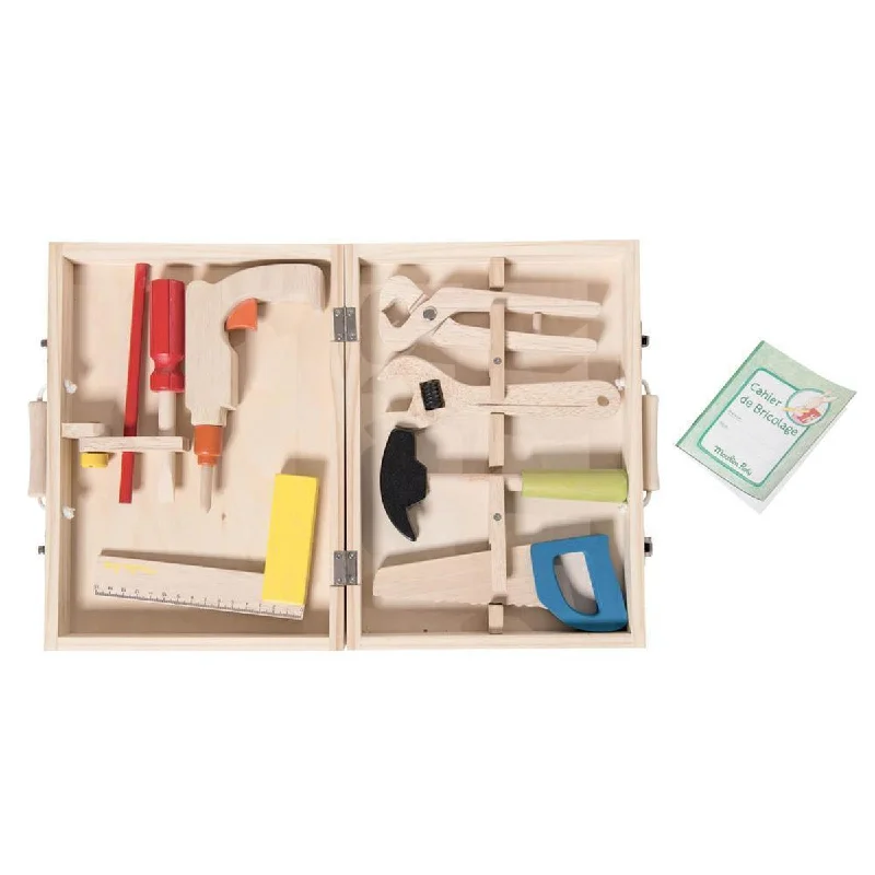 Moulin Roty DIY suitcase tool set