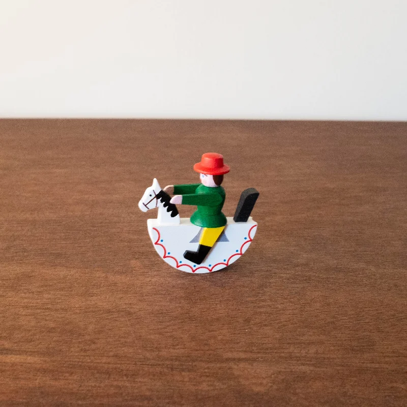 NEW Heirloom Christmas Horse Rider Ornament