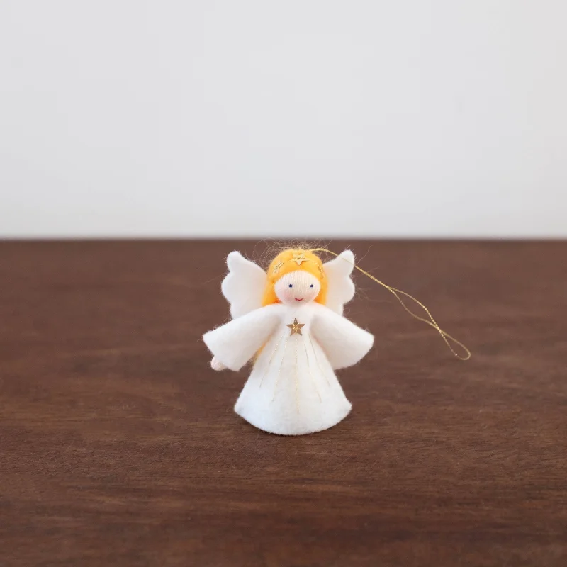 NEW Wool Felt:  Fairy Lil Angel Blonde