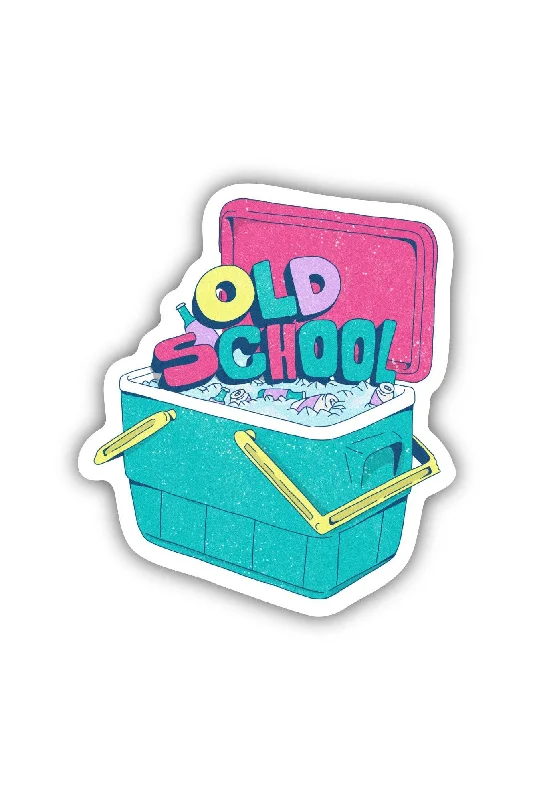 Old School Cooler Sticker