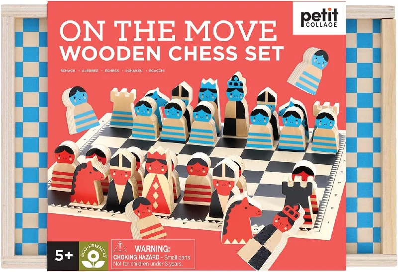 On The Move Wooden Chess