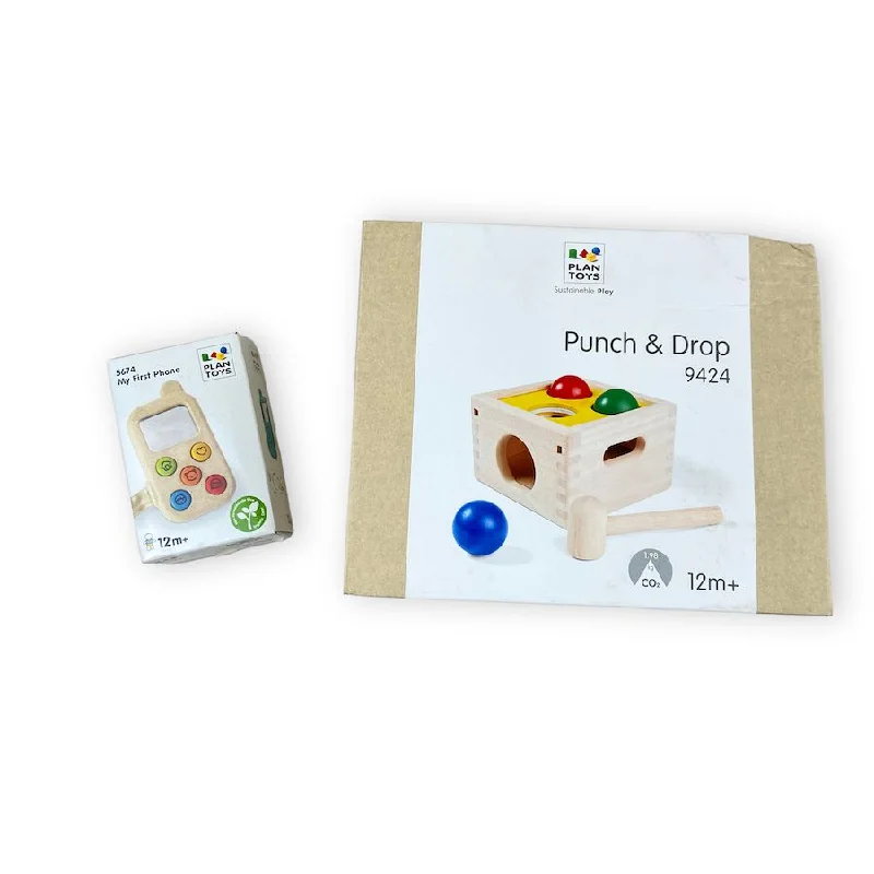 PlanToys Punch & Drop Bundle