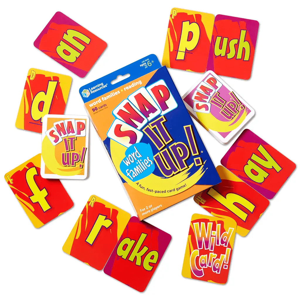 Snap It Up! Phonics and Reading Game: Word Families