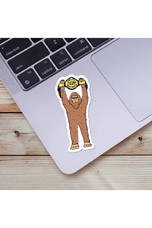 Social Distance Champ - Bigfoot Sticker