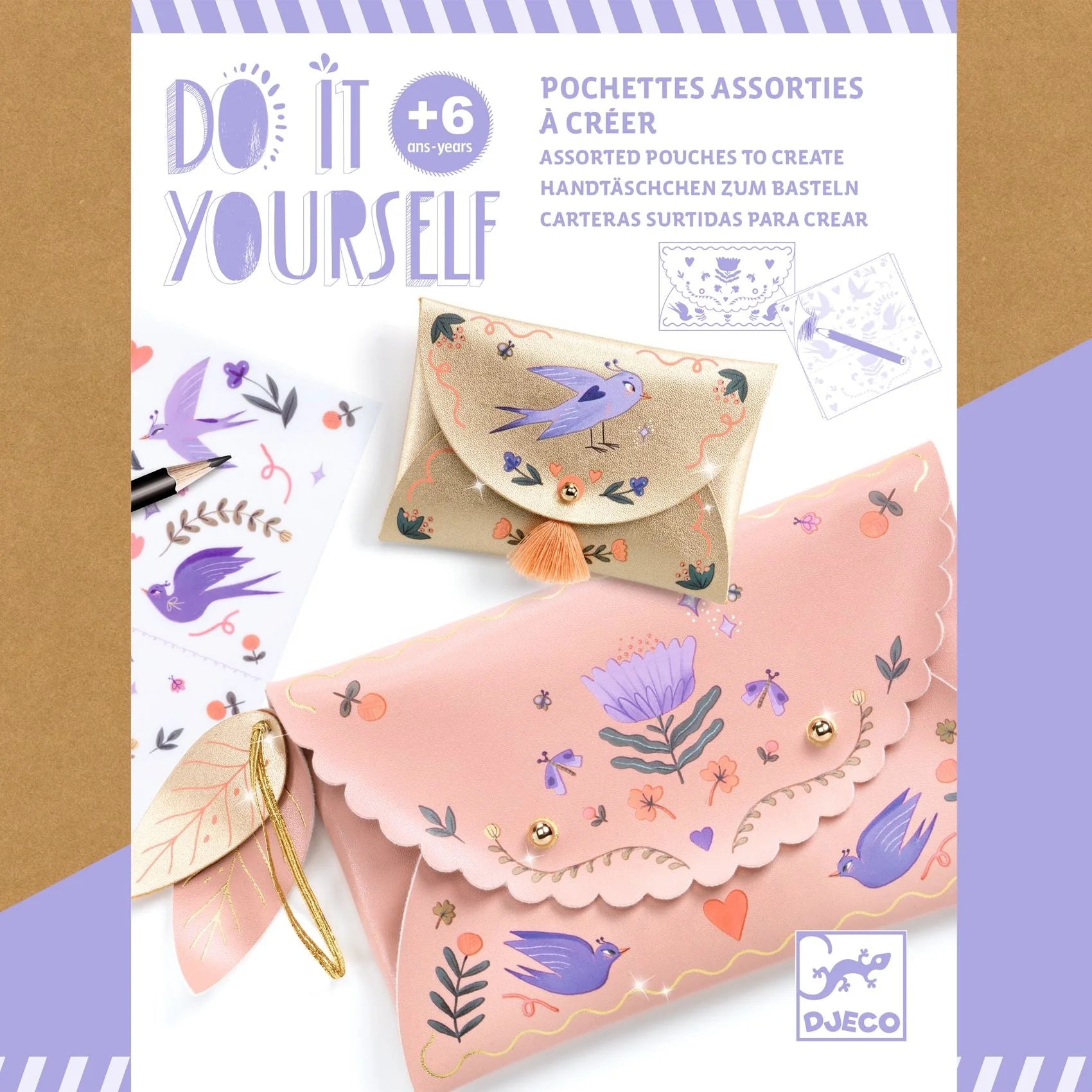 Sweet Fashionista Pouches Craft Kit