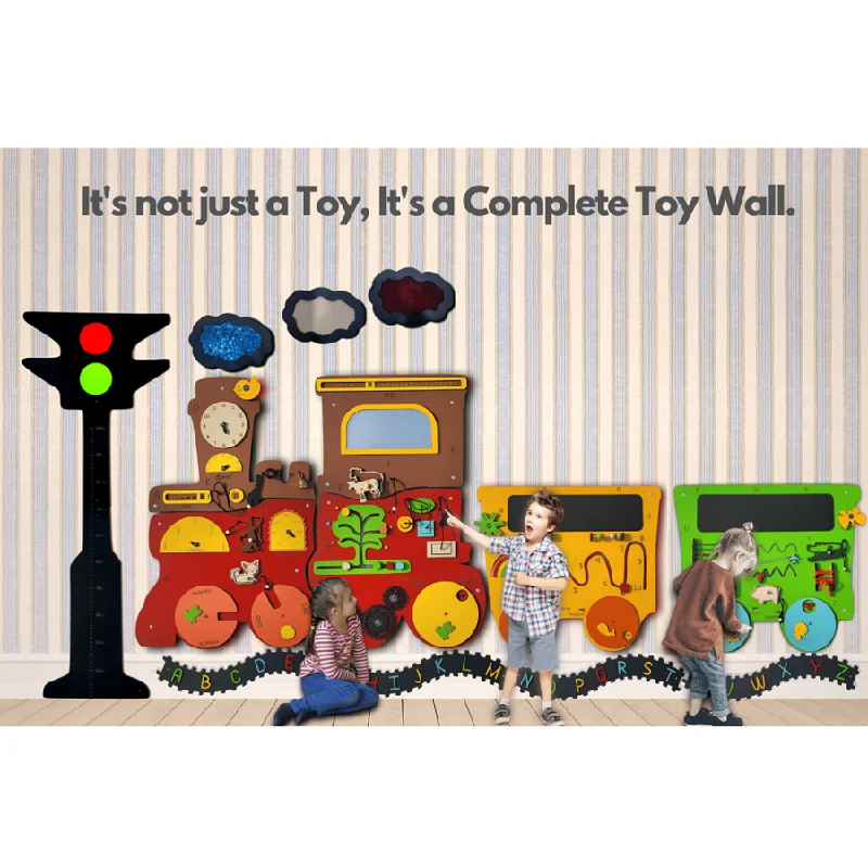 Talking Train, 2 Different Activity Coach, Height Measure Signal, and Alphabets Track (COD Not Available)