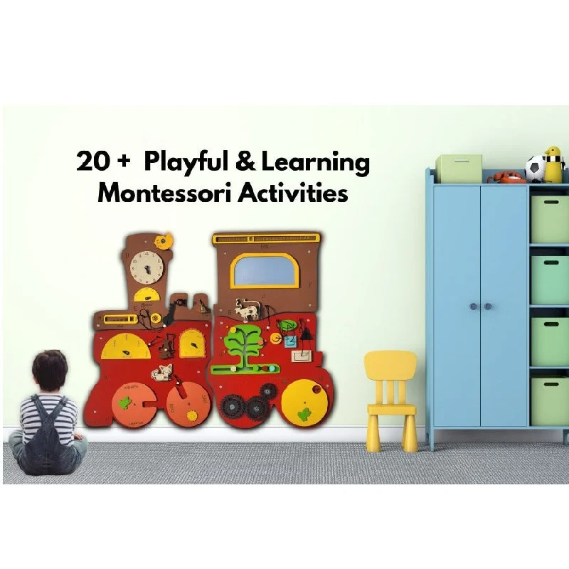 Talking Train Busy Board Activity Wall Panel (COD Not Available)