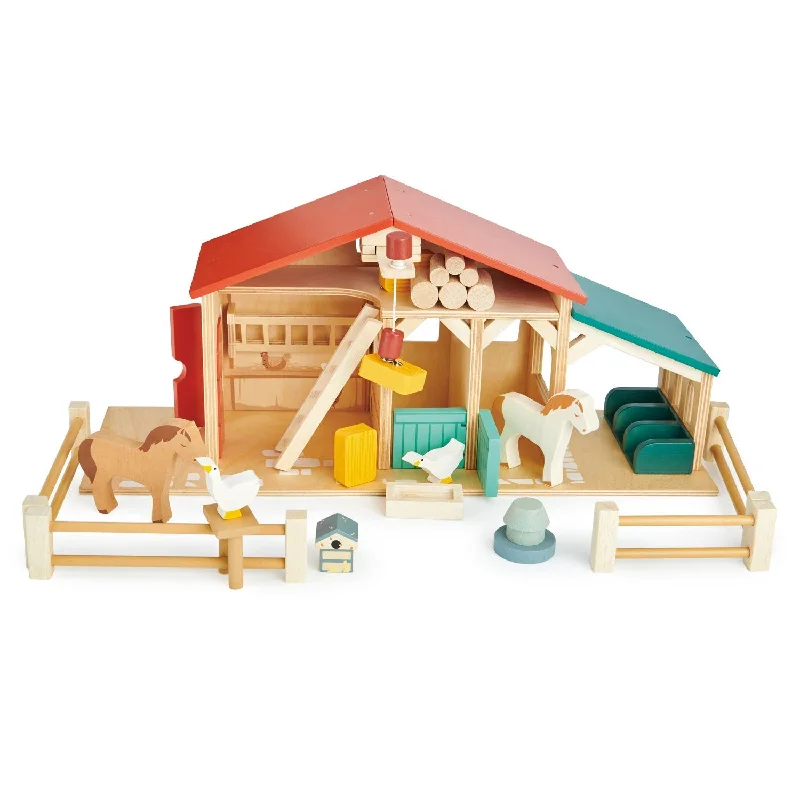 Wooden Farm Set
