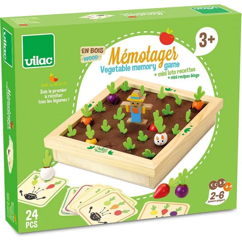 Vilac Vegetable Garden Memory Game