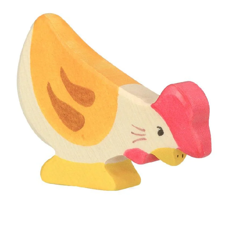 Holztiger hen