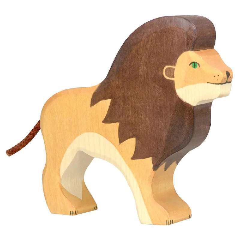 Holztiger lion