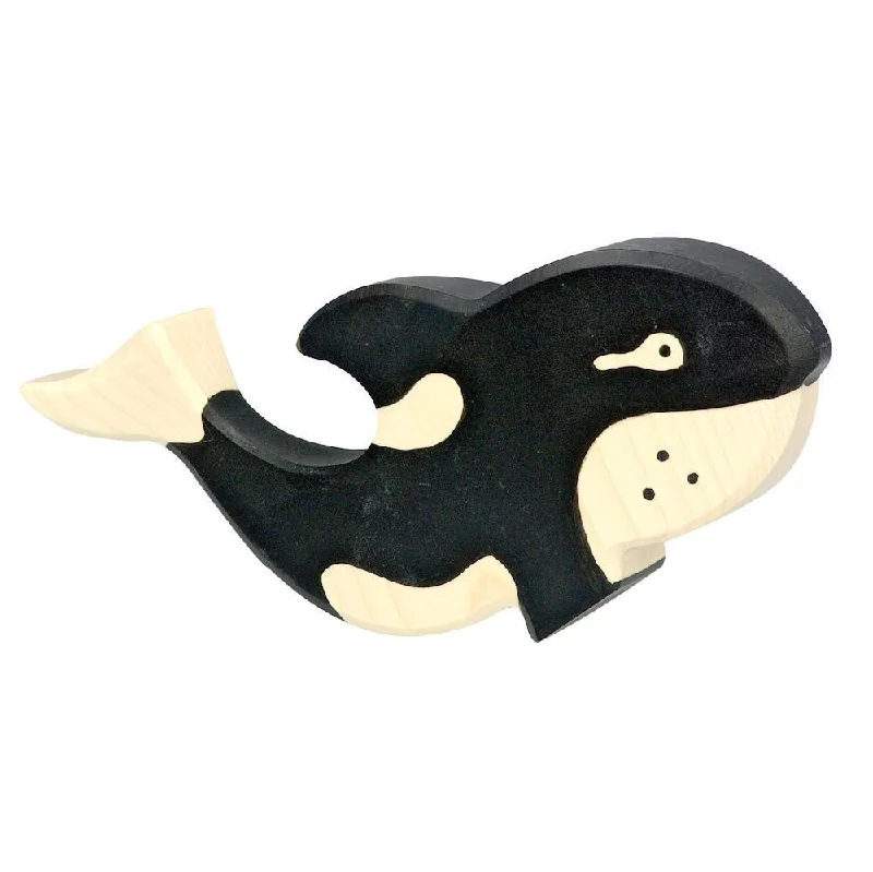 Holztiger orca whale