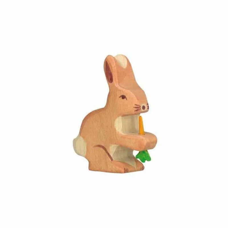 Holztiger rabbit with carrot