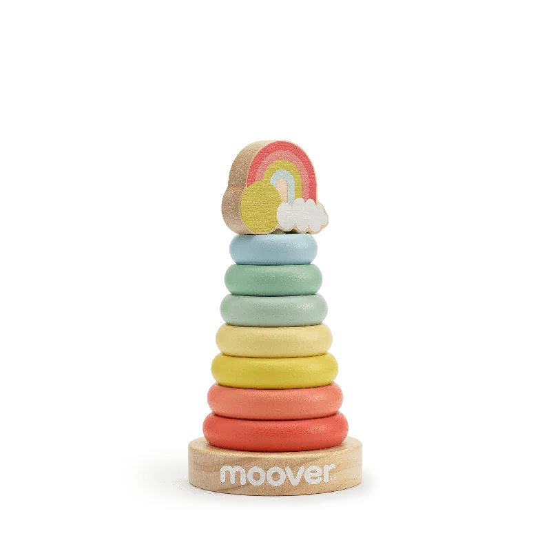 Wooden ring rainbow