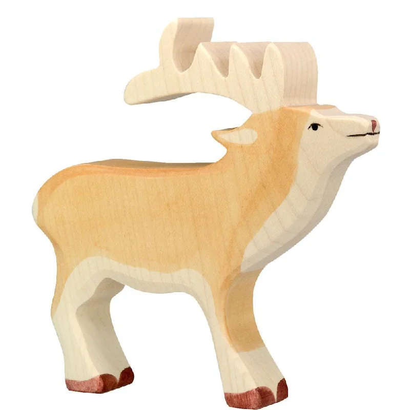 Holztiger stag deer