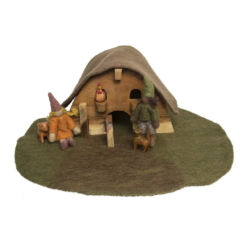 Wool Felt: Gnome House Set of 7