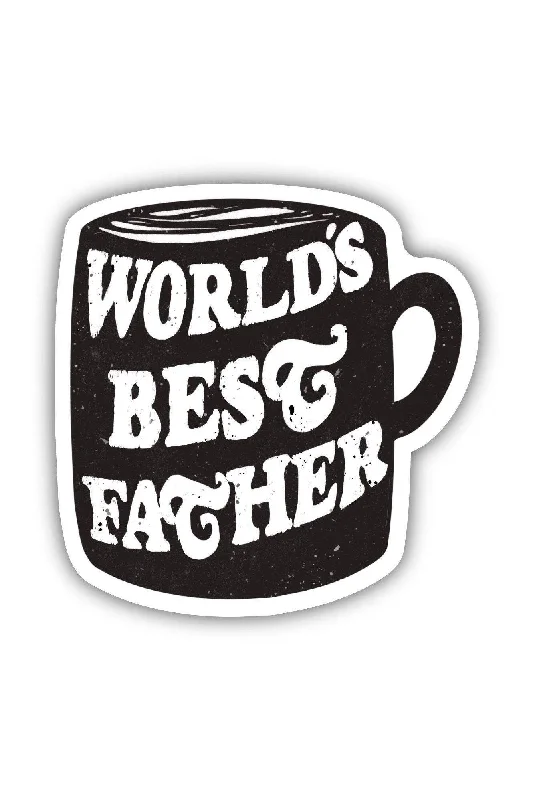 World's Best Father Mug Sticker