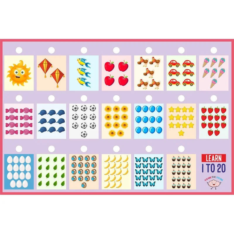 Numbers 1 to 20 Activity Mat